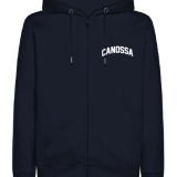 CANOSSA DIVISA PRIMARIA FELPA CON CAPPUCCIO E ZIP NAVY
