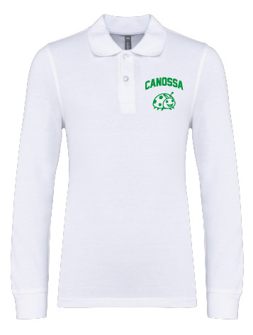 Canossiane polo bianca ML-05