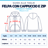 CANOSSA DIVISA INFANZIA FELPA LEGGERA CON CAPPUCCIO E ZIP NAVY