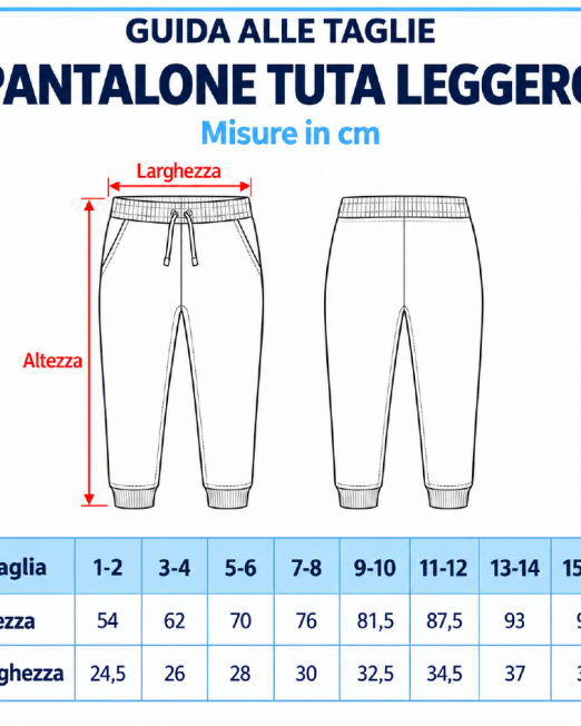 Pantalone tuta leggero BSK401