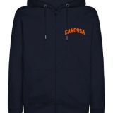 CANOSSA DIVISA INFANZIA FELPA CON CAPPUCCIO E ZIP NAVY