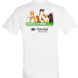 STURN T-SHIRT UNISEX GIROCOLLO BIANCO