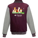 STURN FELPA UNISEX ANNI ’50 BURGUNDY/HEATHER GREY