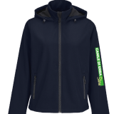 STURN GIACCA DONNA SOFTSHELL CON CAPPUCCIO BLU SCURO