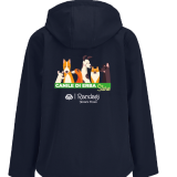 STURN GIACCA DONNA SOFTSHELL CON CAPPUCCIO BLU SCURO