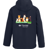 STURN GIACCA UOMO SOFTSHELL CON CAPPUCCIO BLU SCURO