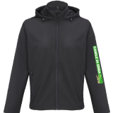STURN GIACCA UOMO SOFTSHELL CON CAPPUCCIO NERO