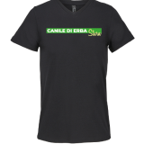 STURN T-SHIRT UNISEX SCOLLO A V NERO