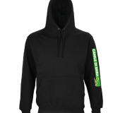 STURN FELPA UNISEX CAPPUCCIO FELPATA NERO