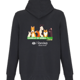 STURN FELPA UNISEX CAPPUCCIO NON FELPATA NERO