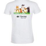 STURN T-SHIRT DONNA GIROCOLLO BIANCO